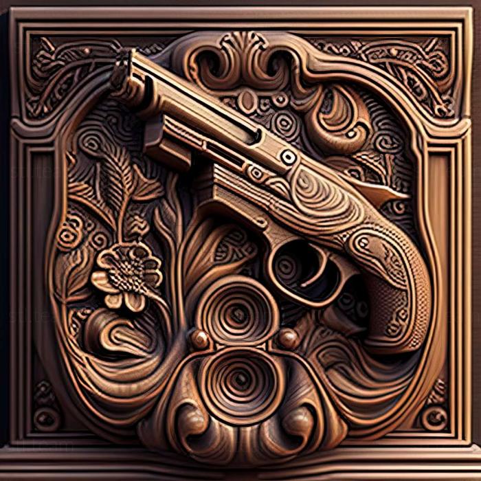 3D model Gun game (STL)